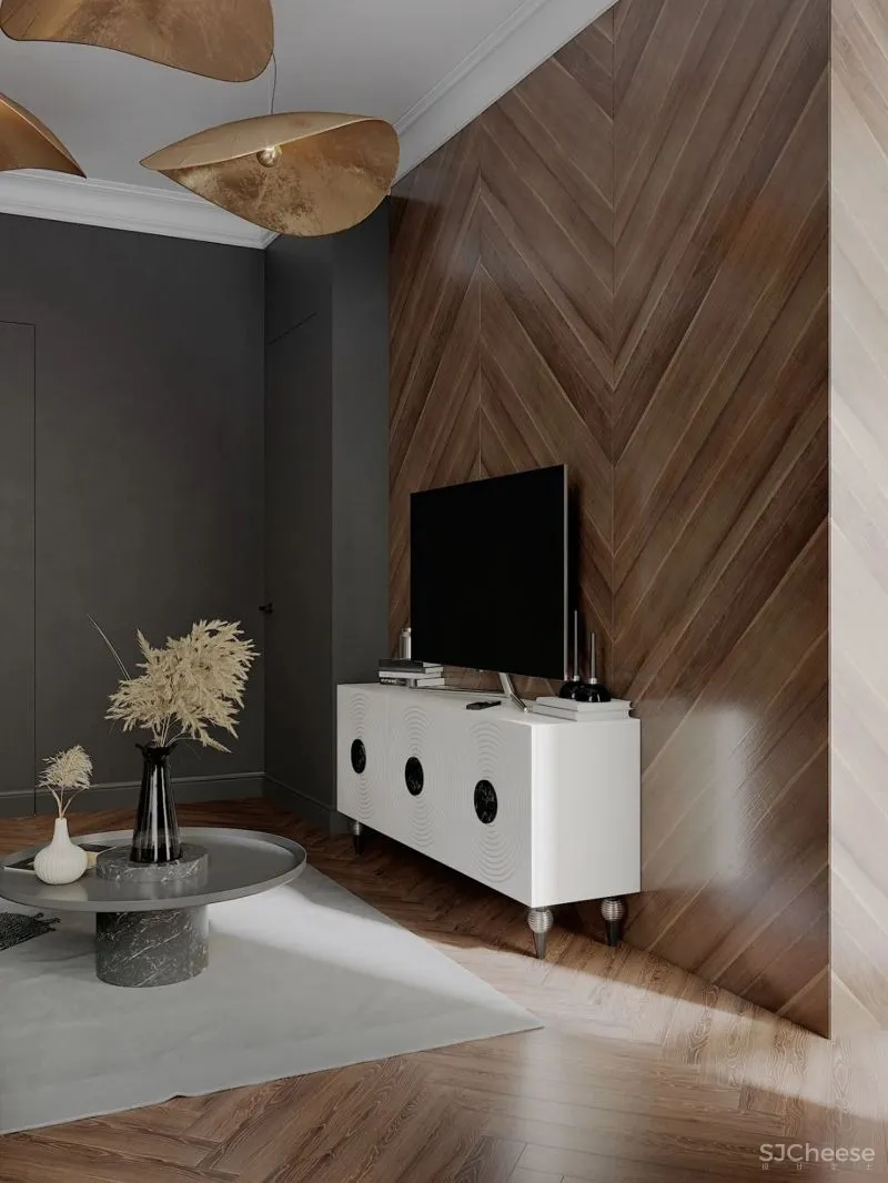 120㎡原木 白色,气质非凡!