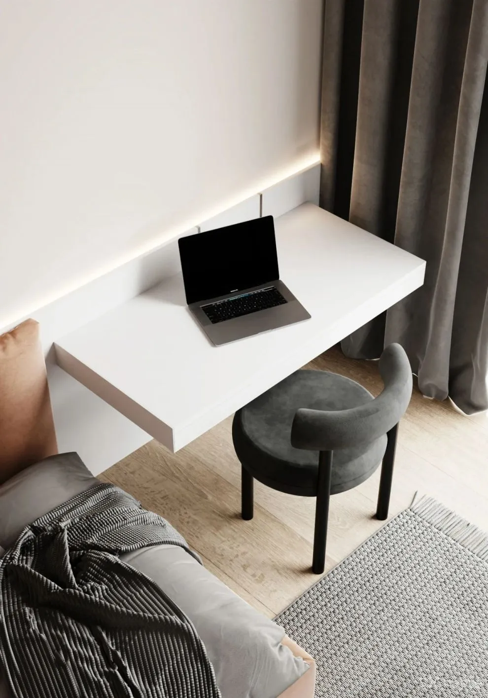 105㎡简约公寓，这么装能让厨房变「隐形」、客厅瞬间大一倍！