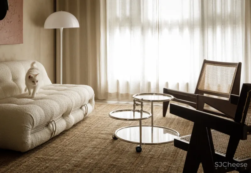 64㎡也能实现顶配侘寂风?