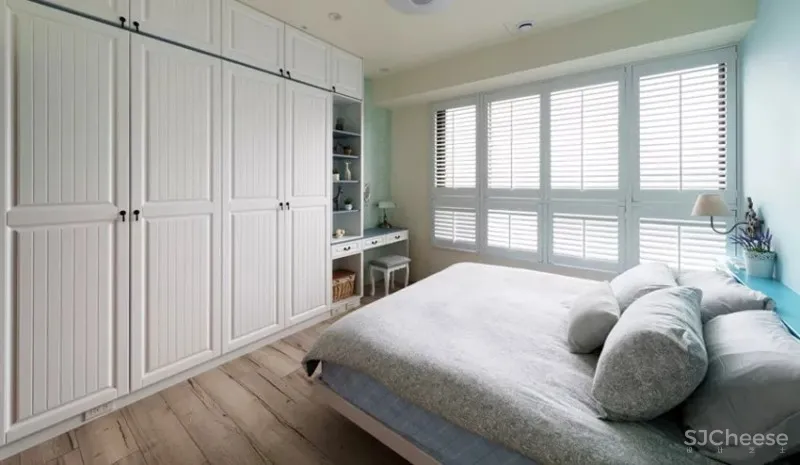 湖水蓝的生活空间!现代风亲子公寓