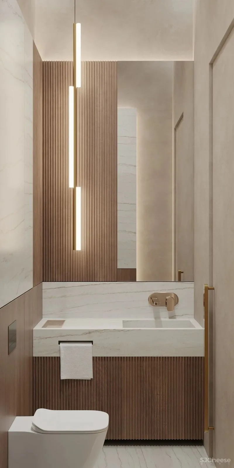 金色白色 大理石,这搭配,高级感上天了!