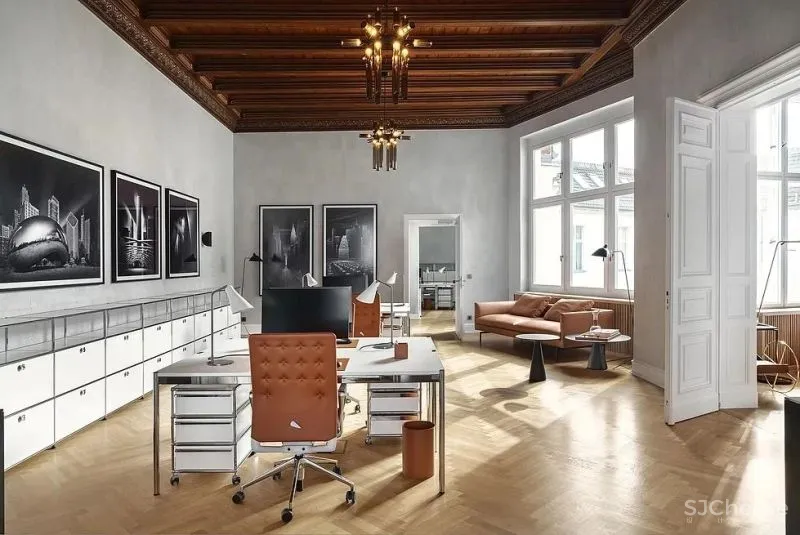 古典与现代，300㎡豪华办公空间！