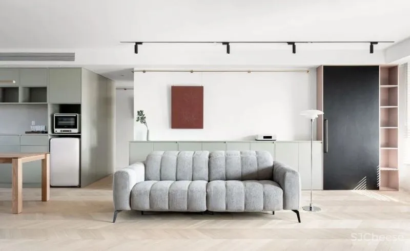 新作 以书架装置为中心的家庭公共空间 涡轮之家,上海 栖斯设计