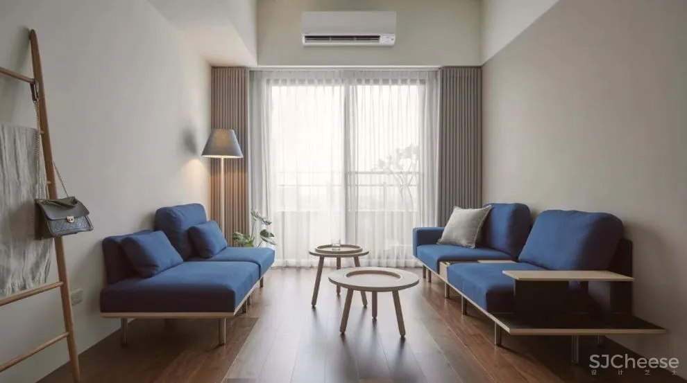 原木纯白空间感,简约轻盈的台式美宅