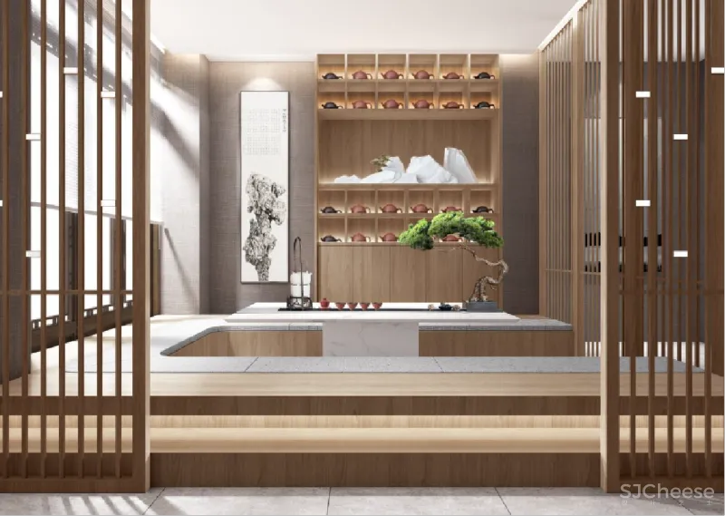 水墨东方,简练质朴的当代美学空间 赛瑞迪普空间设计