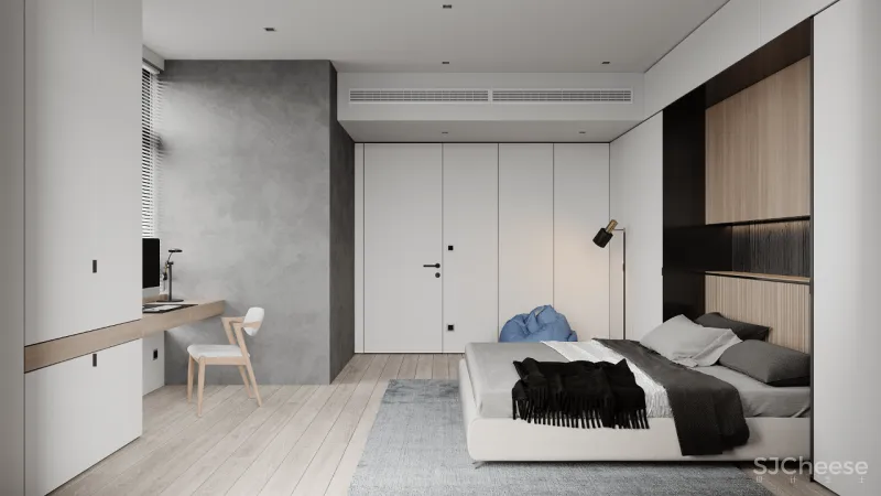 水泥墙应用到家装,“裸”出高级感!