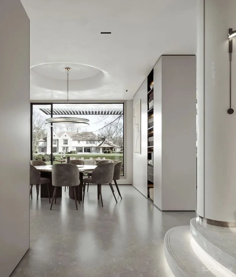 冯培莉新作|杭州私宅别墅设计:空间律动 时尚优雅