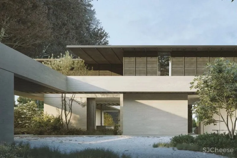 比利时Element Architecten-营造的现代侘寂风