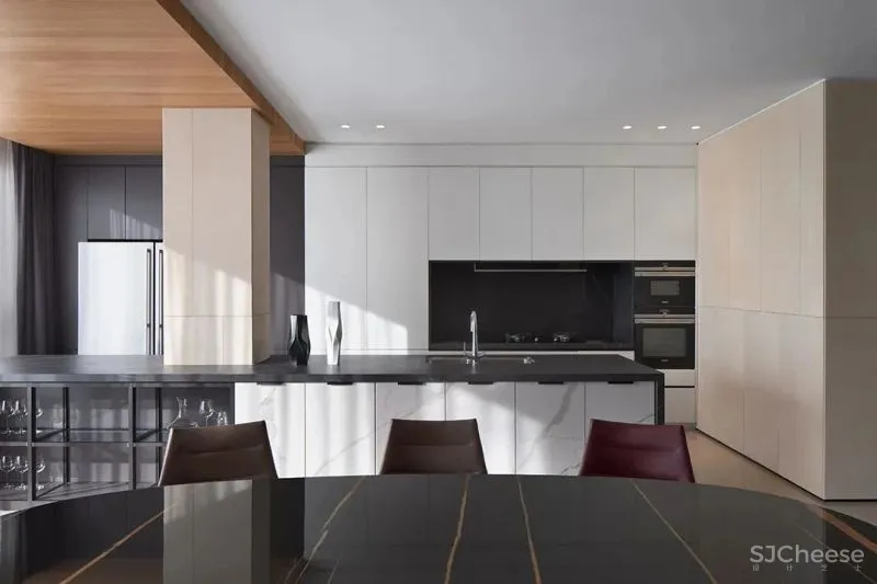 540m²顶层复式,极简设计还原生活本质丨简美设计