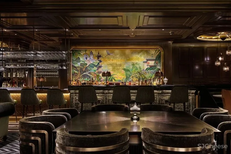 SLH.梁志天新作|澳门「瑞吉酒吧」沉醉今夜英伦梦