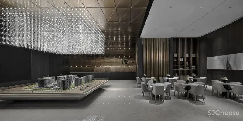 极简线条韵律,宛若游园的当代空间 GFD广飞设计