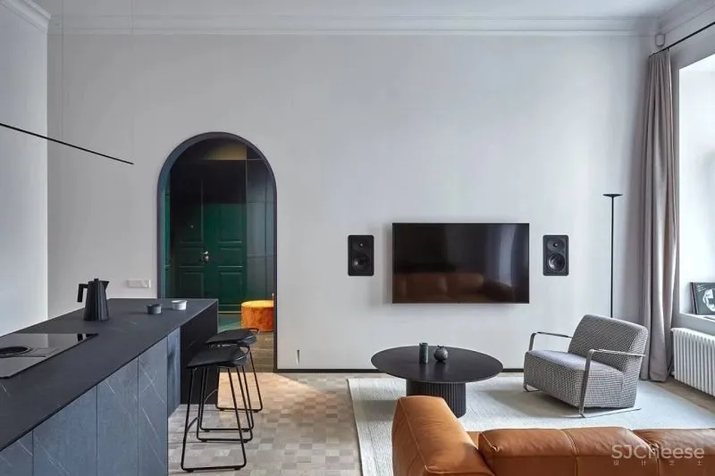 这个家以几何元素为线索,见识到了什么叫做简单却有趣!