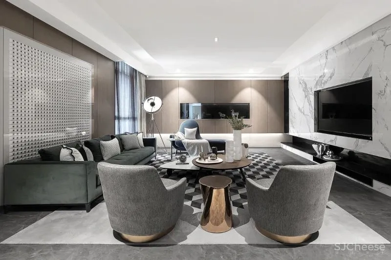 高级灰大平层,让人无法拒绝的摩登优雅!