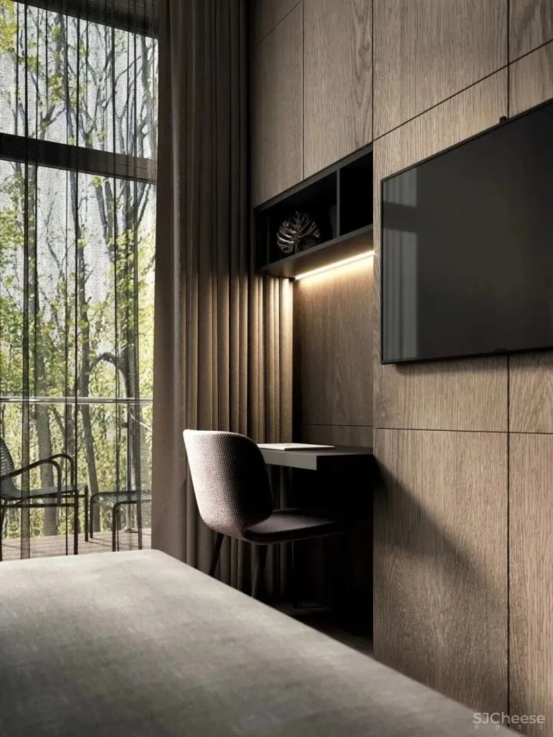 质感惊艳的53㎡小户型住宅,竟不比别墅差!