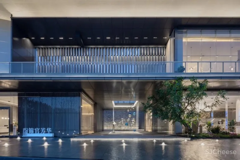 朗生案例|「奥园 •锦官芳华」简洁纯粹中的几何美感