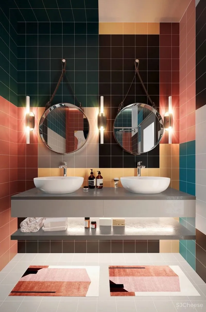 2021,高颜值的卫生间,如何设计?