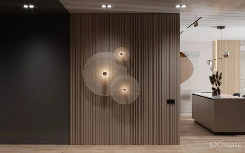 现代简约:一厅三室,灰色 木色,高级!