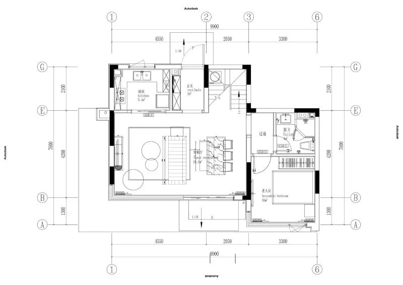 GLD绿檀设计作品| 巴夫洛小镇项目下叠样板间
