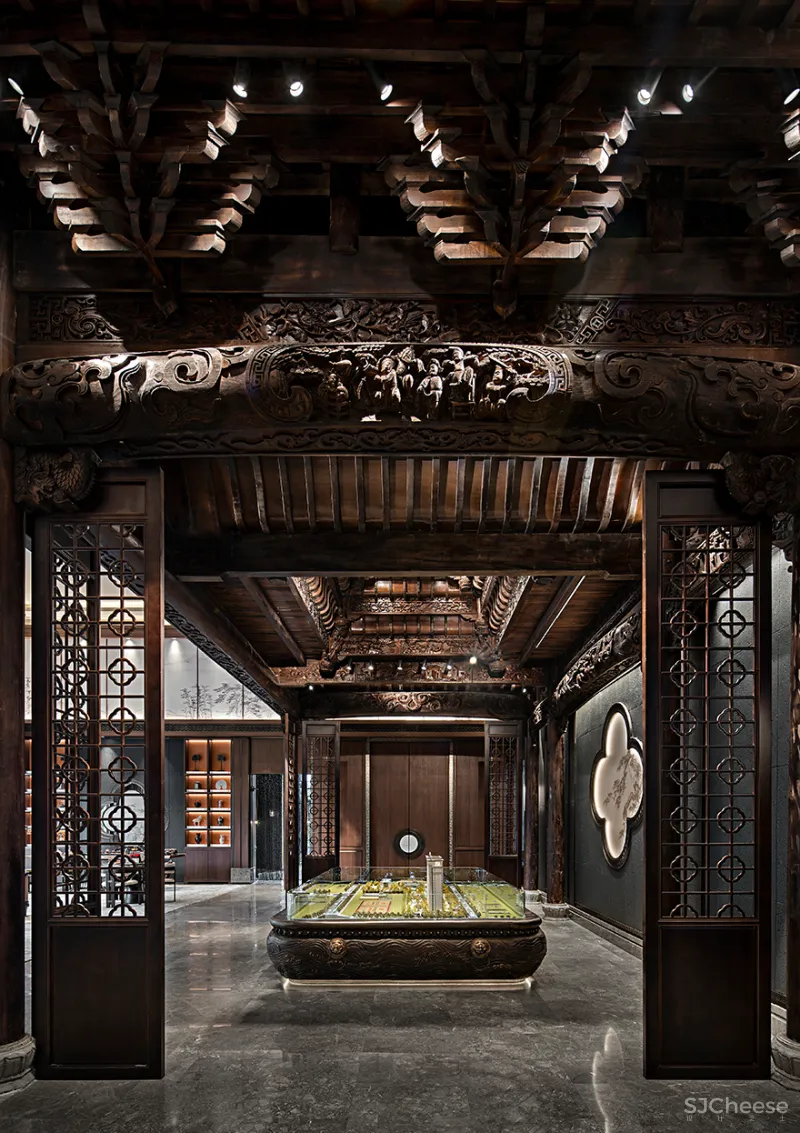 吴文粒：700㎡闲雅院落，经典中式，再现梨园风华！