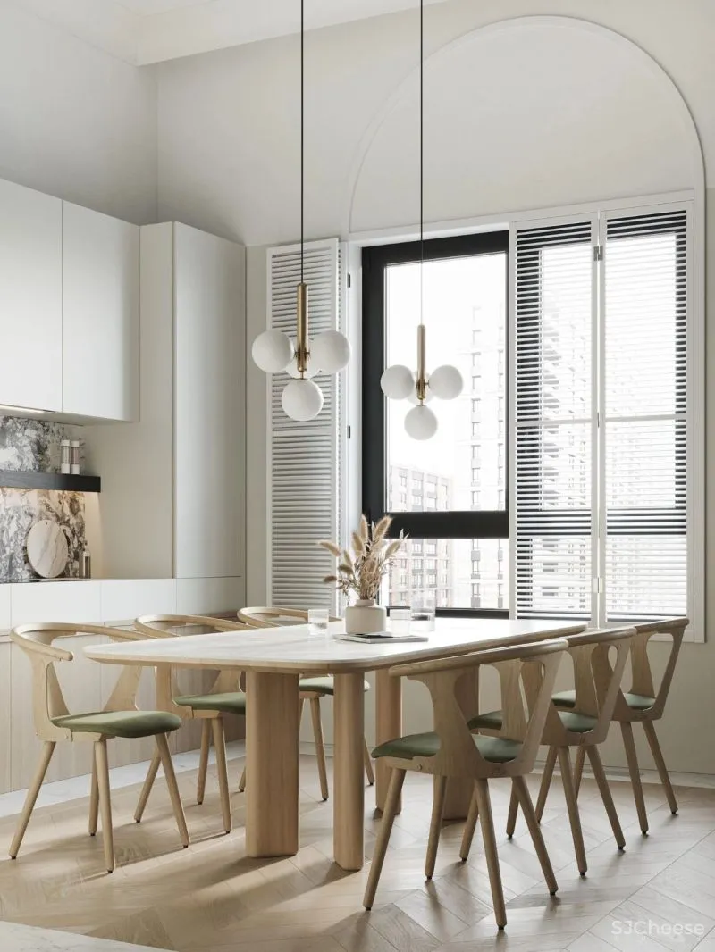 90.2㎡二居室,清新典雅,一种精致的生活姿态!