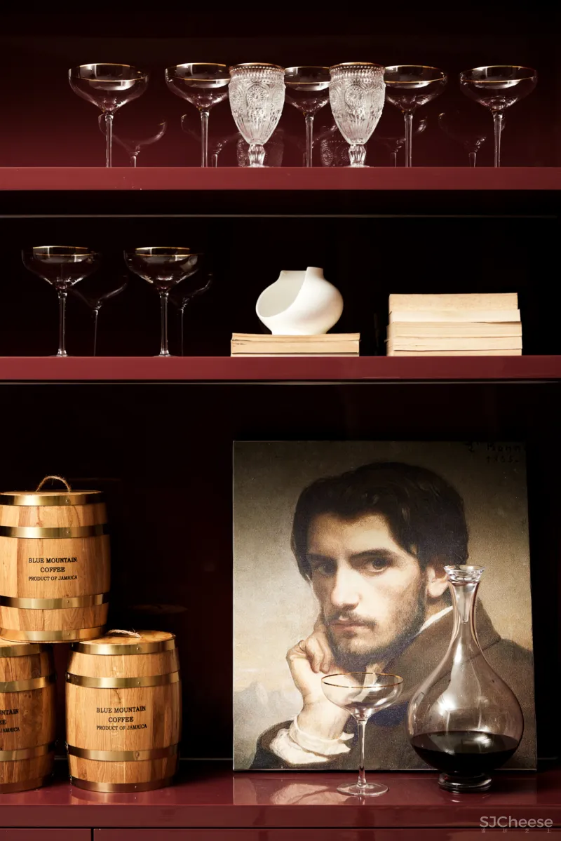 东方韵味混搭法式浪漫,羽果设计用艺术美学演绎 388㎡ 墅居