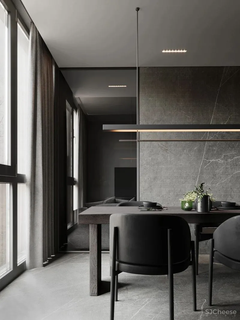 315㎡大平层设计,越简,越奢华!