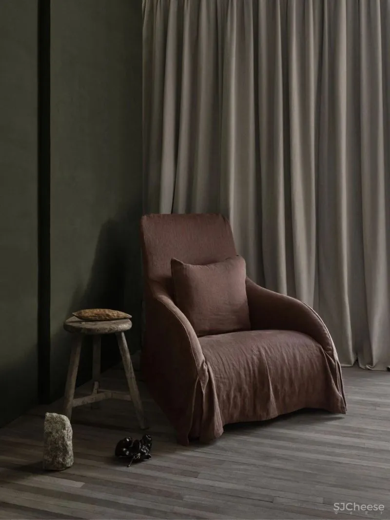 75㎡侘寂风，旧得很高级！