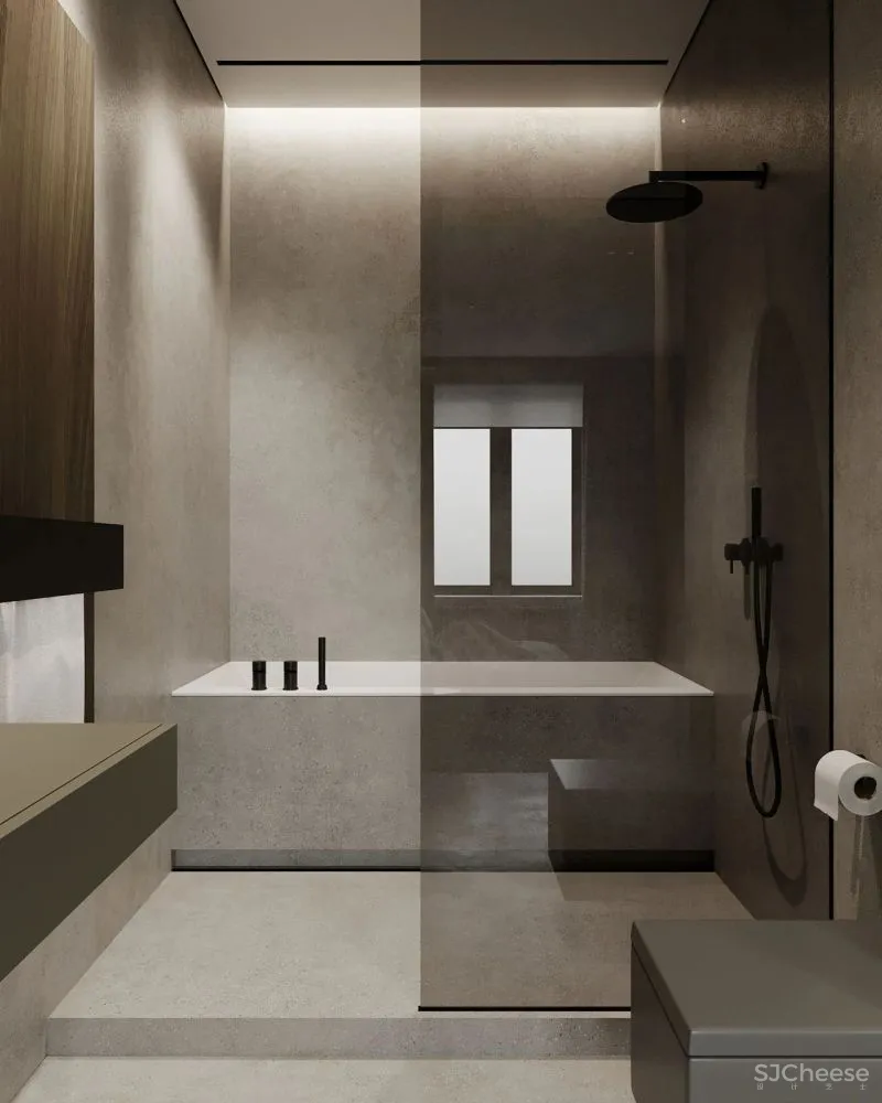 水泥墙应用到家装,“裸”出高级感!