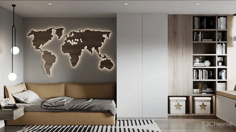 67㎡两居室，三口之家的温馨美宅！