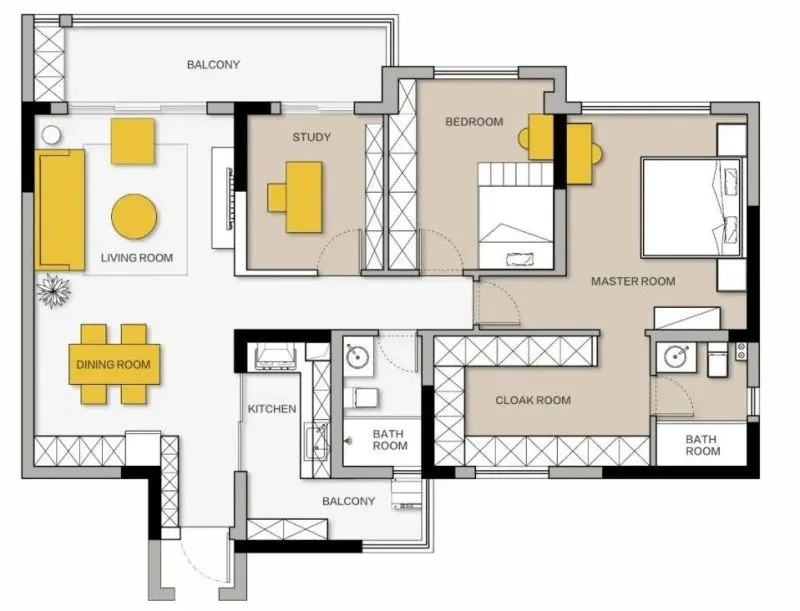 130㎡“重脑力工作者”的家:原木 留白,下班后彻底放空!