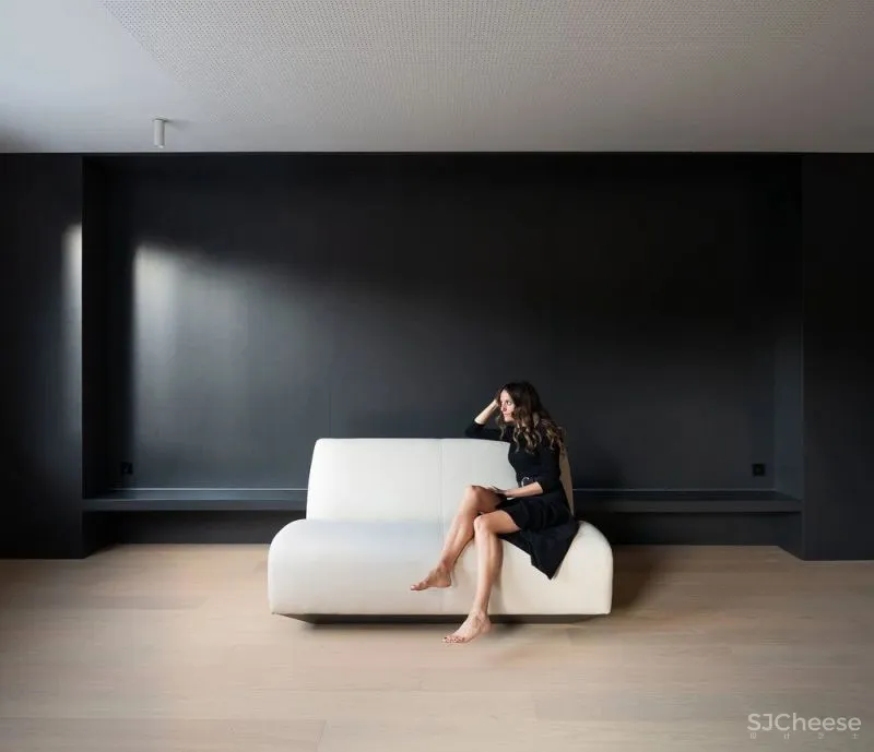 西班牙极简住宅,灯带设计,太高级了!