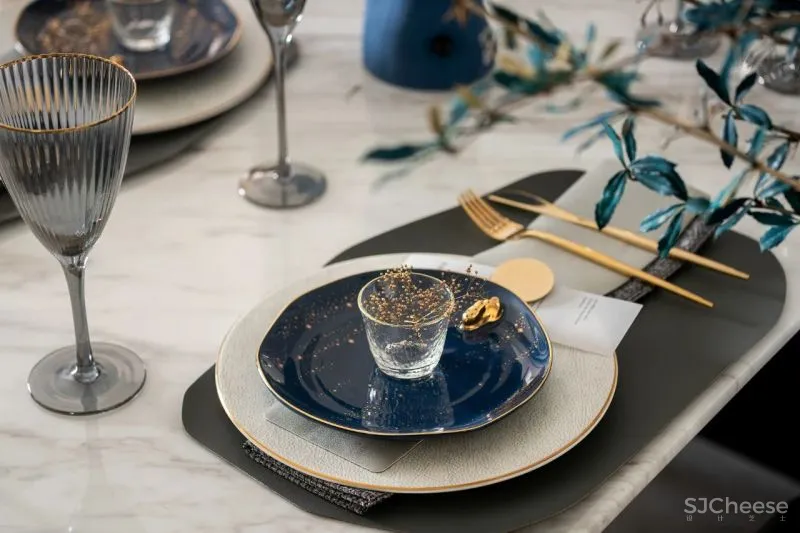 如聿设计:一抹灰蓝色,演绎优雅的高级旋律!