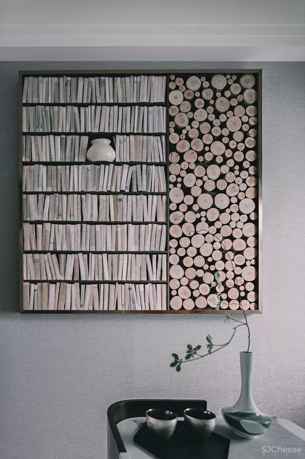 高级灰+中国红,当代东方美学的完美演绎