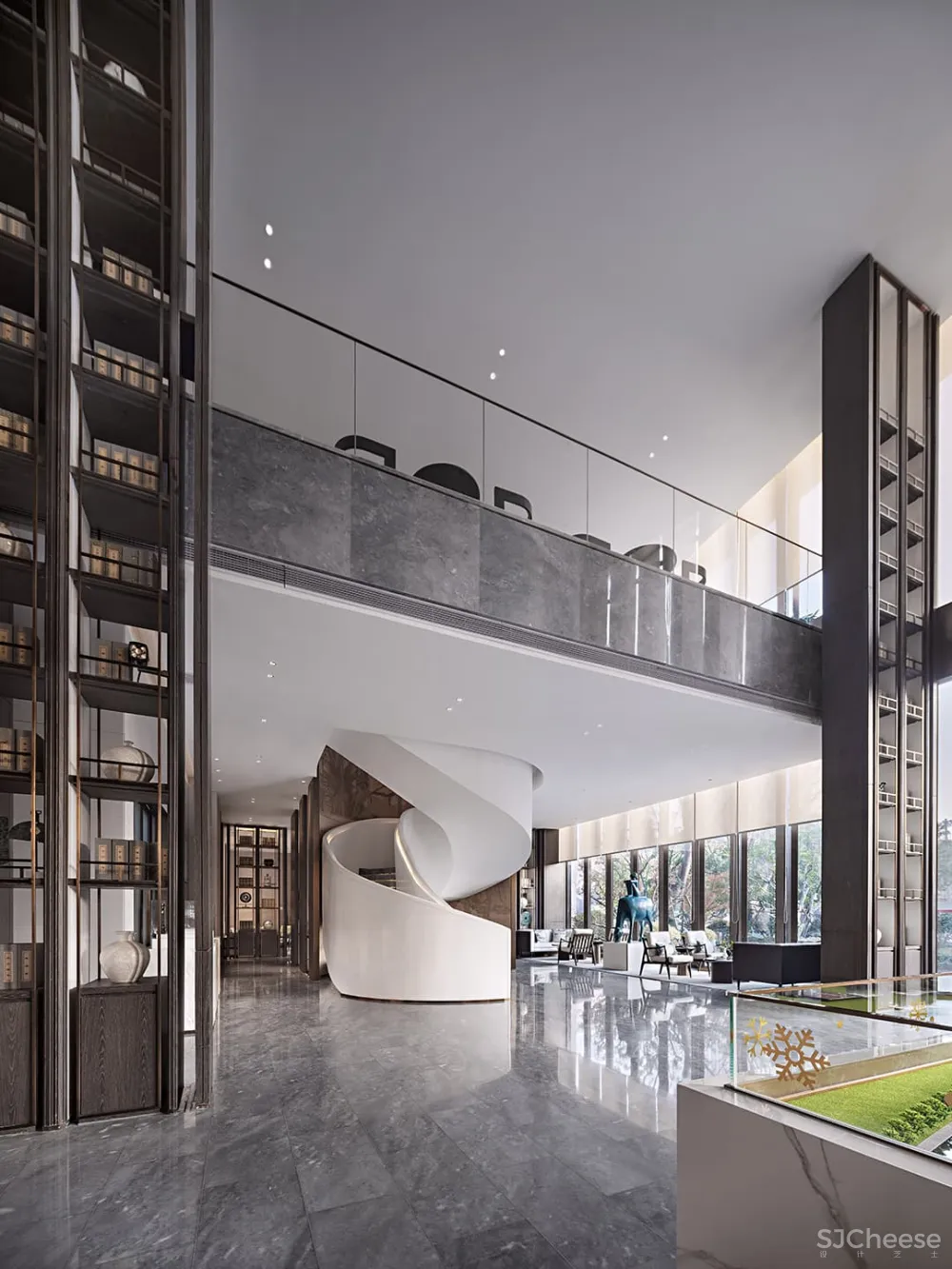 EHOO易虎设计 | 镇江财信筑和·尚书房营销中心