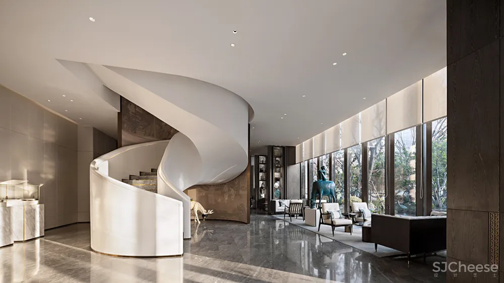 EHOO易虎设计 | 镇江财信筑和·尚书房营销中心