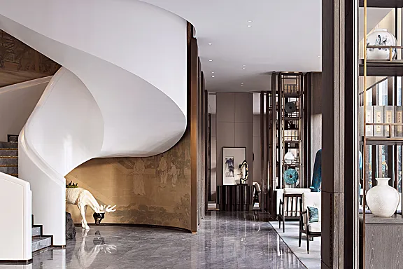 EHOO易虎设计 | 镇江财信筑和·尚书房营销中心