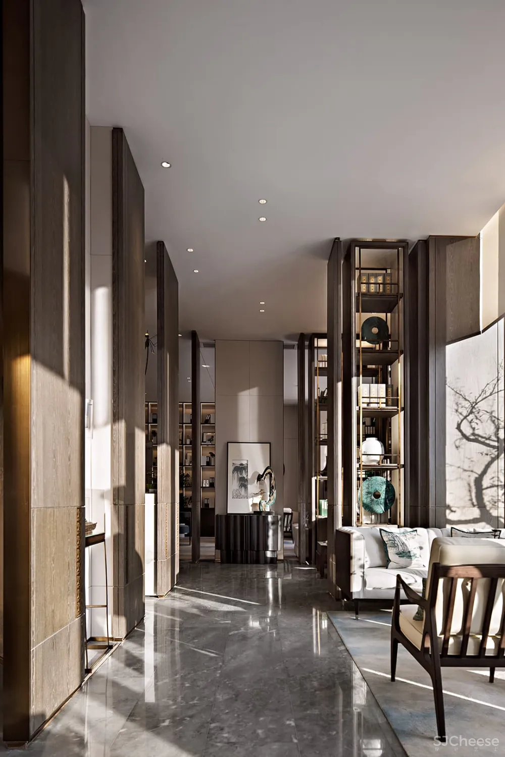 EHOO易虎设计 | 镇江财信筑和·尚书房营销中心