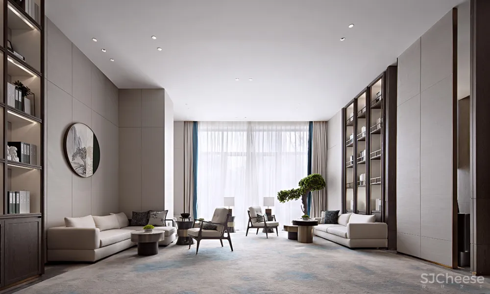 EHOO易虎设计 | 镇江财信筑和·尚书房营销中心