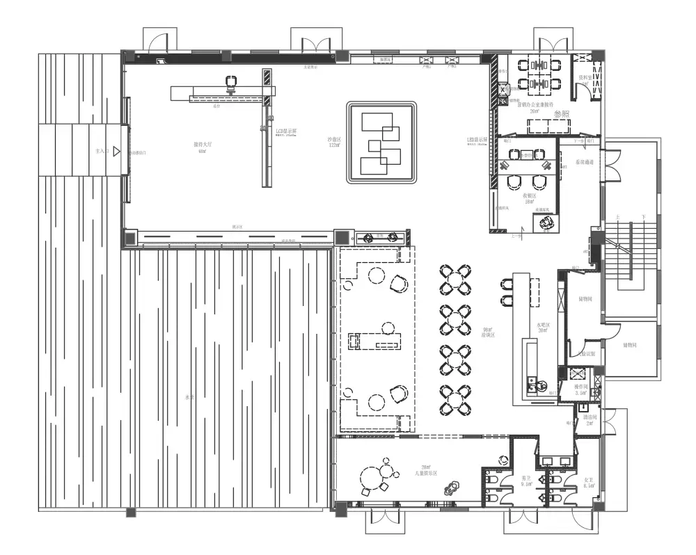 EHOO易虎设计-南京彰泰观南府销售中心