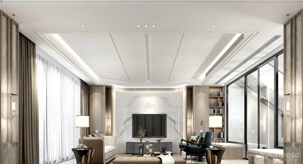 50套1100张-中式新中式别墅高清实景照片参考图合集-JPG格式-785M