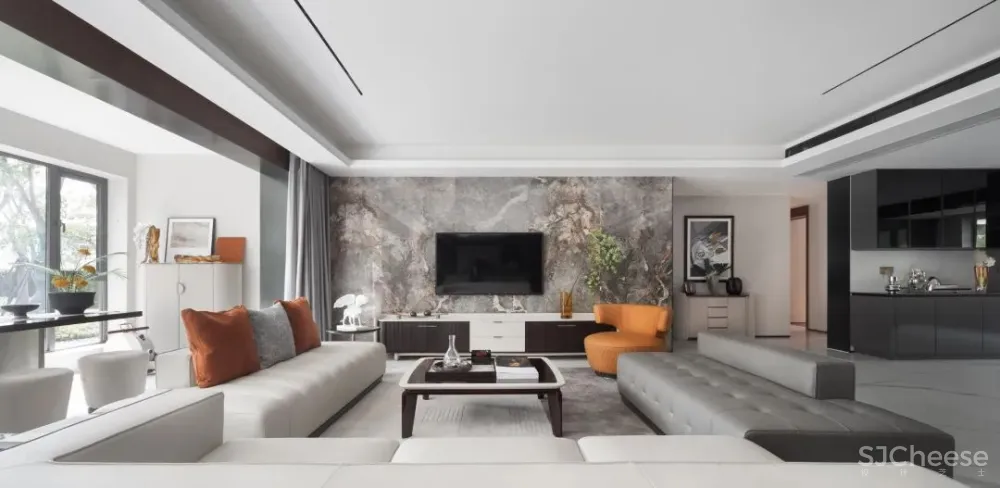 锐度设计丨绿地·麓云国际样板间：轴心时代，塔尖风尚