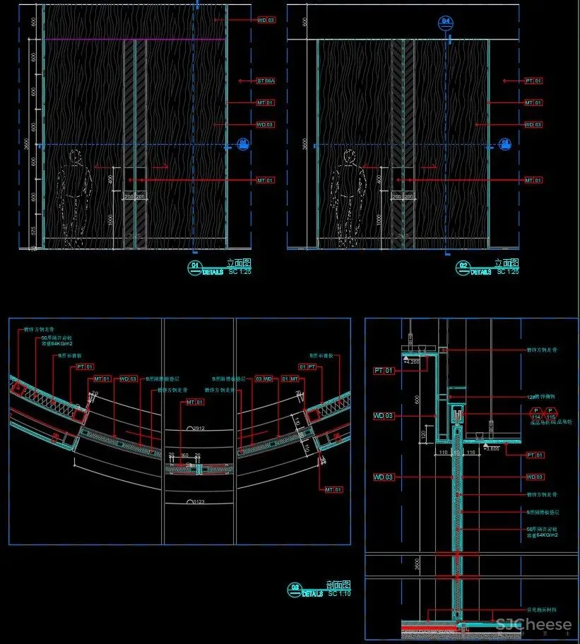门节点搞不懂?是时候准备一份《各类门CAD节点详图合集-18种分类》了