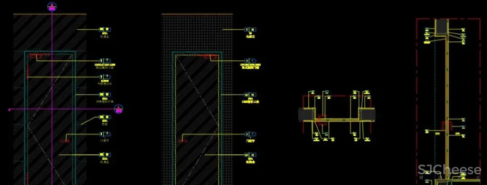 门节点搞不懂?是时候准备一份《各类门CAD节点详图合集-18种分类》了