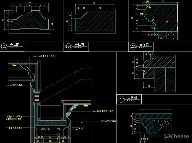 门节点搞不懂?是时候准备一份《各类门CAD节点详图合集-18种分类》了