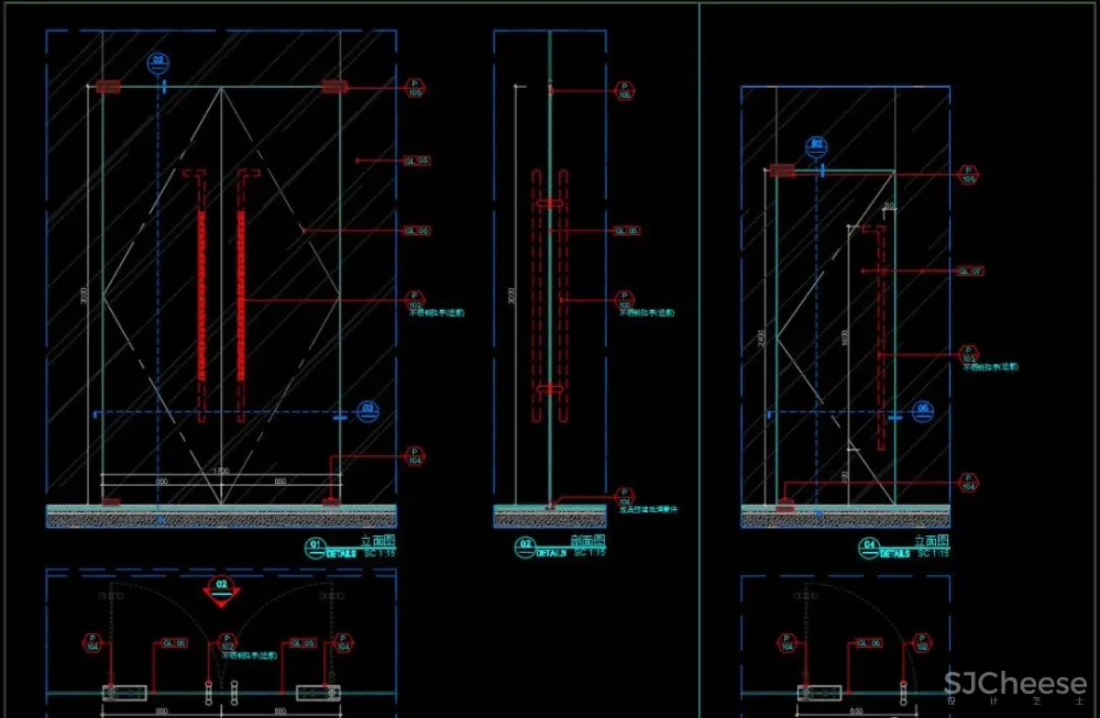 门节点搞不懂?是时候准备一份《各类门CAD节点详图合集-18种分类》了