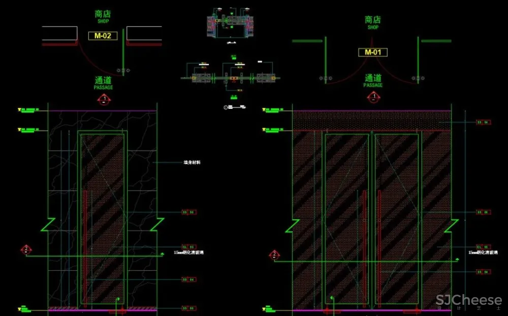 门节点搞不懂?是时候准备一份《各类门CAD节点详图合集-18种分类》了