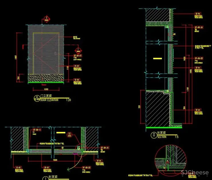 门节点搞不懂?是时候准备一份《各类门CAD节点详图合集-18种分类》了