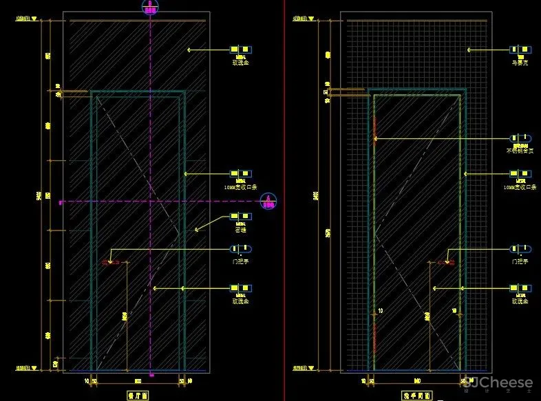 门节点搞不懂?是时候准备一份《各类门CAD节点详图合集-18种分类》了