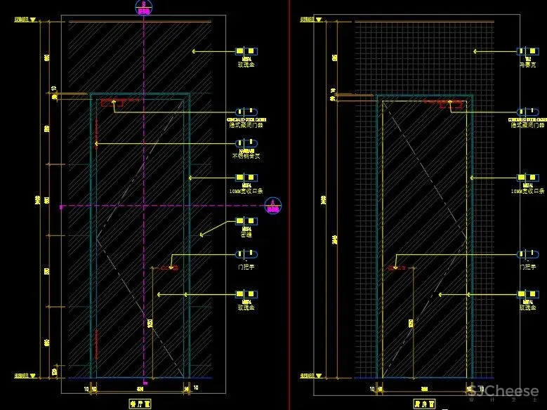 门节点搞不懂?是时候准备一份《各类门CAD节点详图合集-18种分类》了