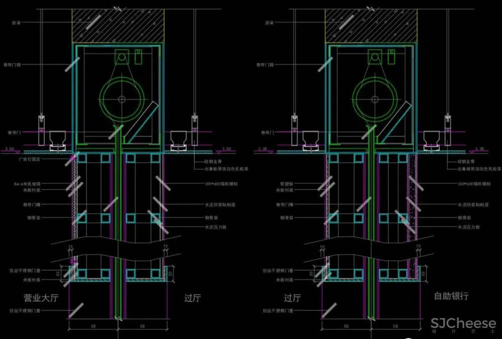门节点搞不懂?是时候准备一份《各类门CAD节点详图合集-18种分类》了